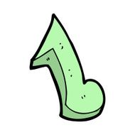 cartoon musical note N32