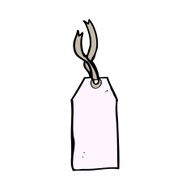 cartoon luggage tag N44