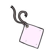 cartoon gift tag N19