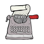 Cartoon Typewriter N9