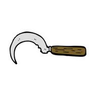 cartoon sickle N19