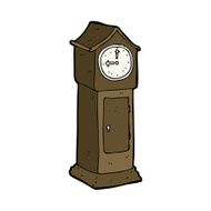 Cartoon Grandfather Clock N16
