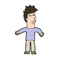 cartoon confused man N63