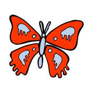 Cartoon Butterfly N74
