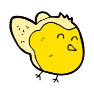 Cartoon Bird N381