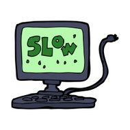 cartoon slow computer N9