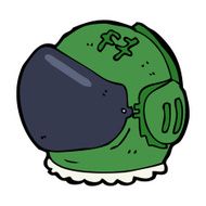 cartoon astronaut helmet N45