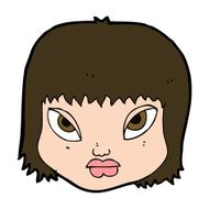 cartoon annoyed face N11