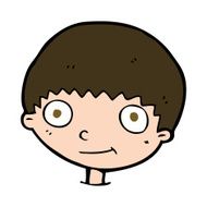 cartoon happy boy N249