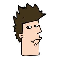cartoon nervous expression N10