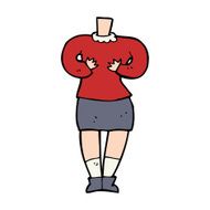 cartoon female body (add photos or mix and match cartoons) N250