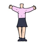 cartoon female body (add photos or mix and match cartoons) N251