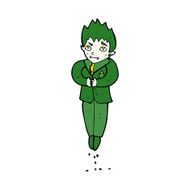 cartoon floating vampire N10