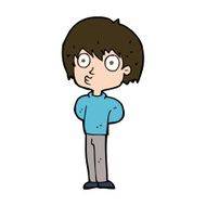 cartoon impressed boy N10