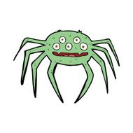 cartoon halloween spider N8
