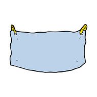 cartoon cloth banner N10