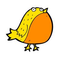 cartoon fat bird N31