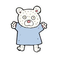 cartoon cute polar bear N51