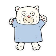 cartoon cute polar bear N52