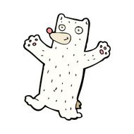 Cartoon Polar Bear N105