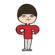 cartoon proud man N30