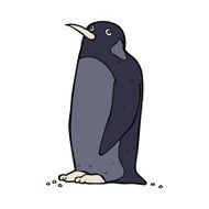 Cartoon penguin N67