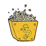 cartoon noodle box N39