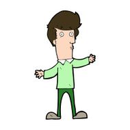 cartoon startled man N52