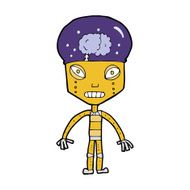 cartoon weird robot N11