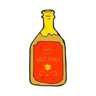 Cartoon Whiskey Bottle N20