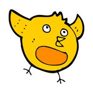 cartoon happy bird N38