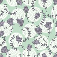 Vector seamless doodle pattern