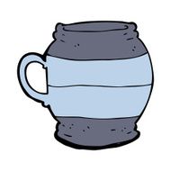 cartoon big mug N11