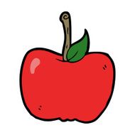 Cartoon Apple N134