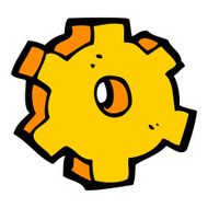 cartoon cog symbol N10