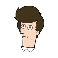 cartoon staring face N15