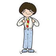 cartoon man wearing braces N11