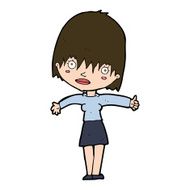 cartoon curious woman N64