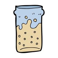 cartoon pint of beer N13