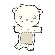 Cartoon Polar Bear Cub N59