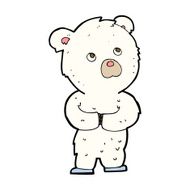 Cartoon Polar Bear Cub N60