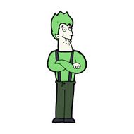 cartoon happy vampire N42