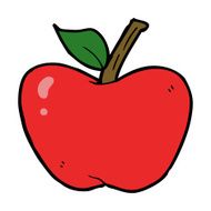 Cartoon Apple N135