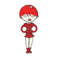 cartoon pretty vampire girl N31