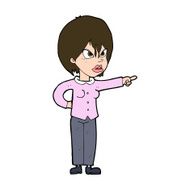 cartoon woman accusing N23