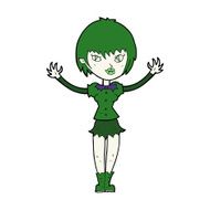 Cartoon Vampire Girl N248