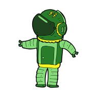 Cartoon Astronaut N142