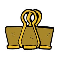 cartoon brass clip N9