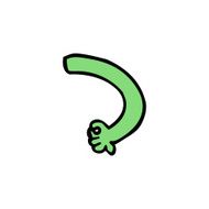 cartoon monster arm N106