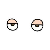 Cartoon Eyes N132